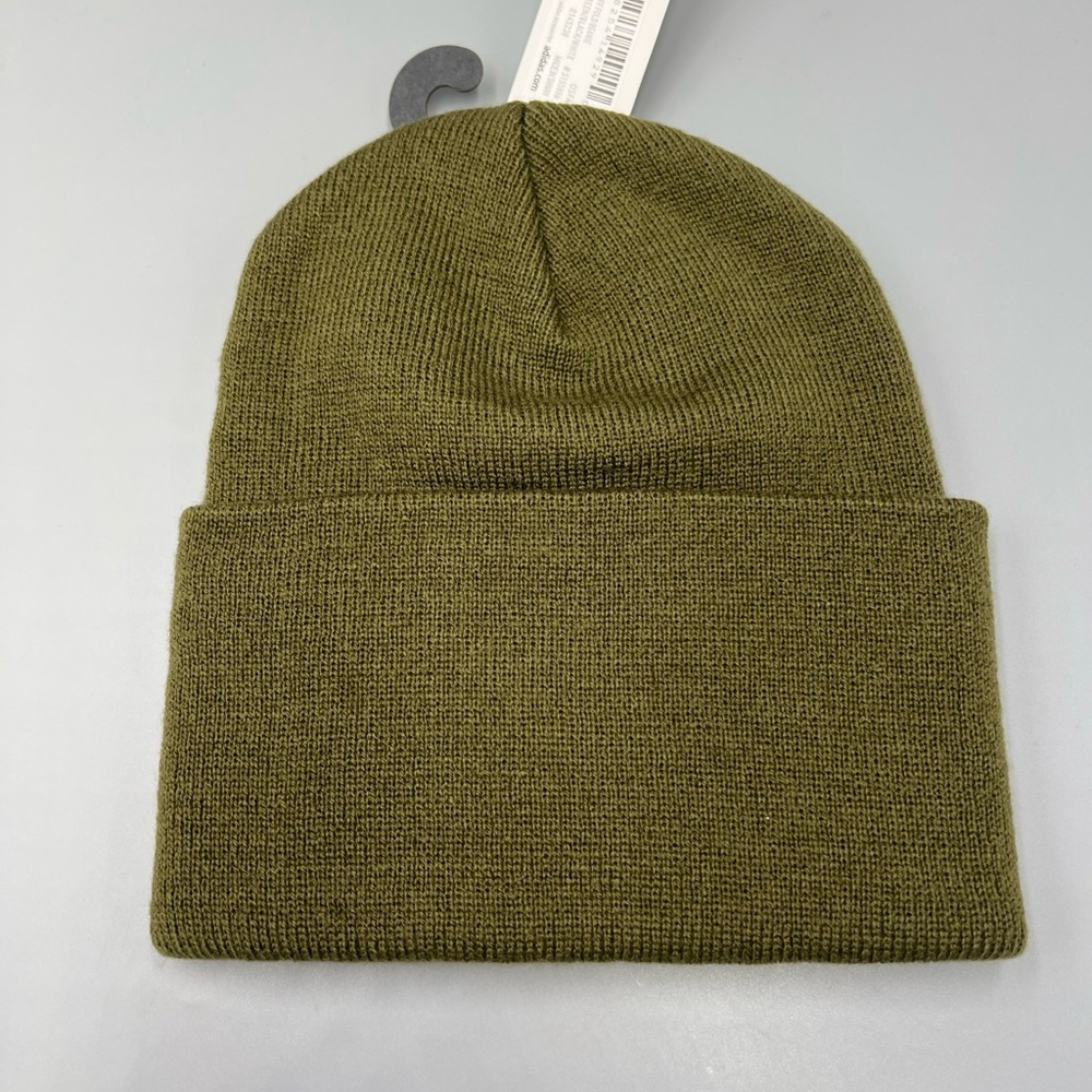 Lot Of 3! Adidas Aeroready Wide Cuff Fold Beanie, Onix, Olive, Beige Winter Hat - Picture 6 of 8